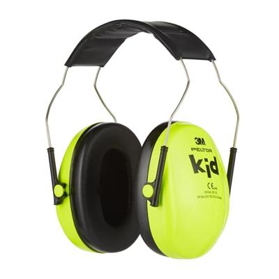 Gehoorbeschermer voor kinderen 27 dB 3M Peltor H510AK neongroen - thumbnail
