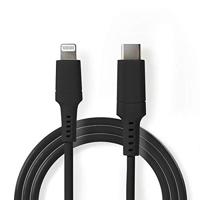 Nedis CCGW39650WT10 Apple Lightning Cable Apple Lightning 8-pin Male - Usb-c™ 1.0 M White - thumbnail