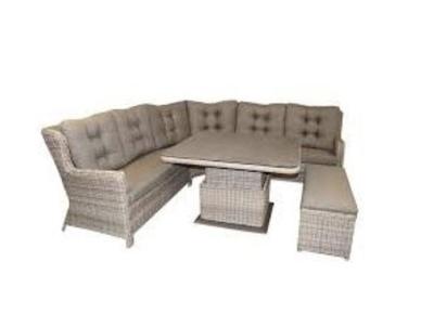 Fenna Lounge- diningset L260 x B260 x B80 x H96 cm Buitengewoon de Boet - Buitengewoon de boet