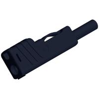 SKS Hirschmann SLS 200 Laboratoriumstekker Stekker, recht Stift-Ø: 4 mm Zwart 1 stuk(s) - thumbnail