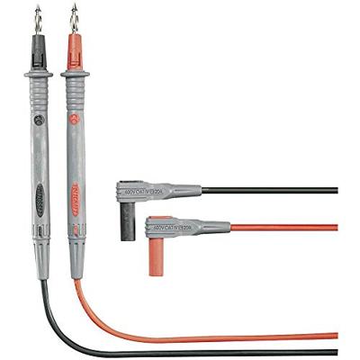 VOLTCRAFT MS-4P Veiligheidsmeetsnoerenset 1.20 m Zwart, Rood