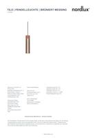 Nordlux Moderne hanglampTilo messing - 2410453035 - thumbnail