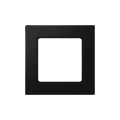 JUNG afdekraam 1 voudig - A550 grafiet zwart (A5581BFSWM)