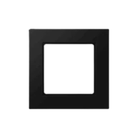 JUNG afdekraam 1 voudig - A550 grafiet zwart (A5581BFSWM) - thumbnail