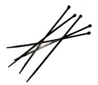 Kabelbinders 15cm x 3,6mm zwart (100st) - thumbnail