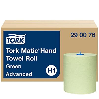 Tork Matic Advanced handdoek, 2-laags, systeem H1, groen, pak van 6 rollen