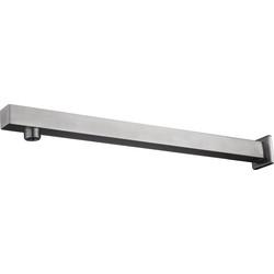 Saqu Cubo douchearm muurbevestiging 41cm geborsteld staal