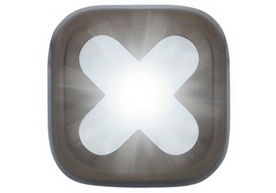 Knog Blinder 1 Cross Fietslicht- Grijs Knog Blinder 1 Cross Fietslicht- Grijs