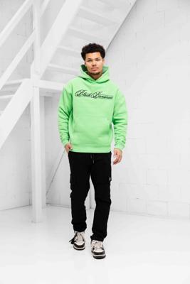 Black Bananas Calligraphy Hoodie Heren Groen - Maat S - Kleur: Groen | Soccerfanshop