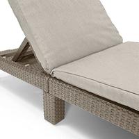 Daytona sunlounger cappucino - thumbnail