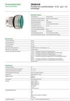Schneider Electric ZB4BA38 Harmony ZB4BA38 Druktoets Bedieningsknop vlak Groen Druk-ontgrendeling 1 stuk(s) - thumbnail