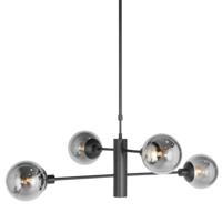 Steinhauer Design hanglampConstellation zwart met smoke glas - 3804ZW - thumbnail