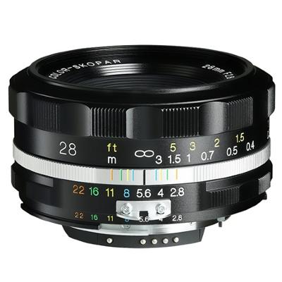 Voigtländer Color-Skopar 28mm F/2.8 SLII-S Nikon AI-S zwart