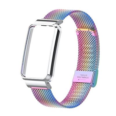 Milanese bandje met case - Multicolor - Xiaomi Smart band 7 Pro Milanese bandje met case - Multicolor - Xiaomi Smart band 7 Pro