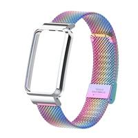 Milanese bandje met case - Multicolor - Xiaomi Smart band 7 Pro - thumbnail