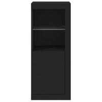 Dressoir met LED-verlichting 41x37x100 cm zwart - thumbnail