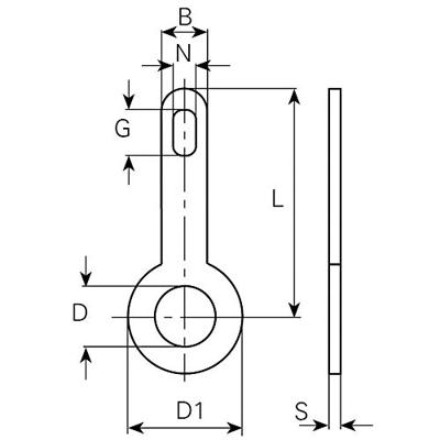 Vogt Verbindungstechnik 2003.60 Soldeeroog Contactoppervlakte Messing 100 stuk(s) (l x b) 9 mm x 5.5 mm