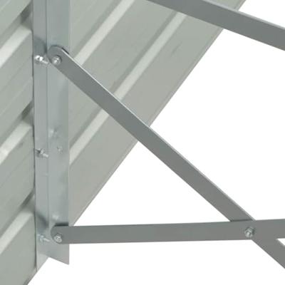 Plantenbak verhoogd 480x80x45 cm gegalvaniseerd staal antraciet