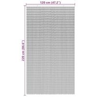 Insectengordijn 120x220 cm bamboe donkergrijs - thumbnail