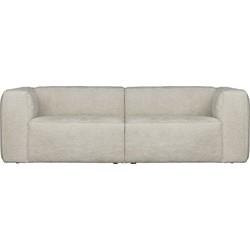 WOOOD Bank 'Bean' 3,5-zits, Melange, kleur Naturel