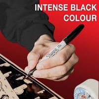 Sharpie Fine Point permanent marker zwart (5 stuks) - thumbnail