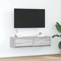 TV-kast met lade Grijs sonoma 100 x 31 x 25,5 cm Bewerkt hout - thumbnail