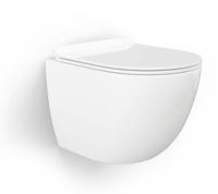 Wandcloset Best Design Lavina Rimless 49 cm Inclusief Zitting Glans Wit - thumbnail