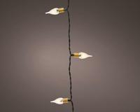 Led vintage lights peer 50 lamps batterijen groen / warm wit - thumbnail