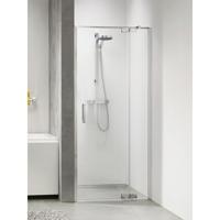 Douchedeur Sealskin Get Wet Custom Nisdeur Swingdeur Rechts 100x195cm Zilver Hoogglans Helder Glas - thumbnail