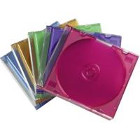 Hama 00051166 CD-hoes slim 1 CD/DVD/Blu-Ray Transparant blauw, Transparant oranje, Transparant violet, Transparant groen, Transparant rood Polystereen 25 - thumbnail