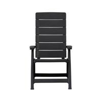 Standen tuinstoel Brasilia antraciet (2 stuks) - thumbnail