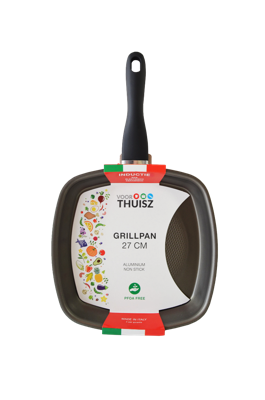 Thuisz Como Grillpan O27 Cm Industrie (Voor Alle Warmtebronnen) Thuisz Como Grillpan O27 Cm Industrie (Voor Alle Warmtebronnen)
