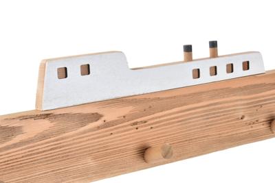 Wandkapstok DKD Home Decor 91 x 8,5 x 20 cm Natuurlijk Hout Barco - thumbnail