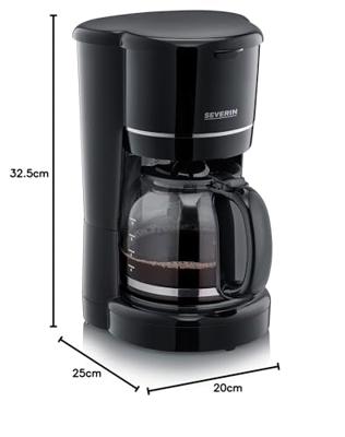 Severin KA4320 Koffiefilter apparaat Zwart - thumbnail