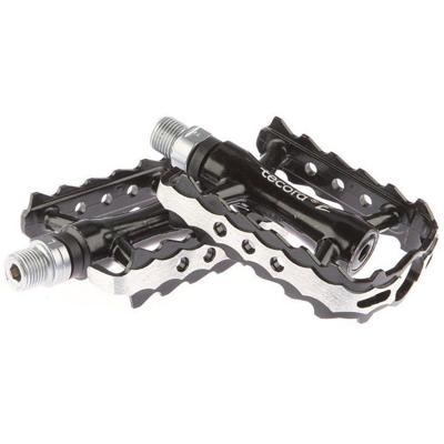 Tecora pedaalset all-round extra licht zwart op kaart