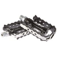 Tecora pedaalset all-round extra licht zwart op kaart - thumbnail