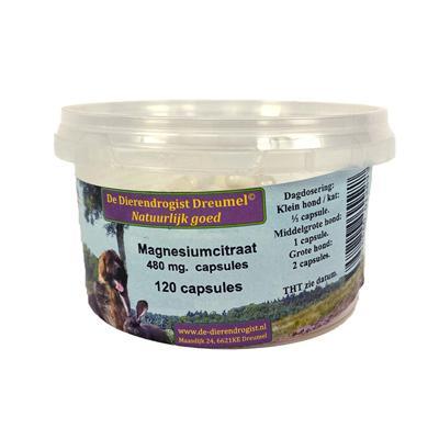 Dierendrogist magnesium citraat capsules