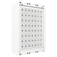 Gereedschapskast voor aan de wand metaal grijs en zwart - thumbnail