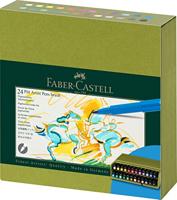 Faber Castell Tekenstift Pitt Artist Pen Brush - 24dlg studiobox - thumbnail