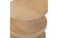 WOOOD Bijzettafel 'Darren' Mangohout, 36cm, kleur Naturel - thumbnail