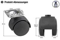 Metafranc Zwenkwiel Set 4-Delig *Nl* W - WU0418600 - thumbnail