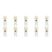 LED Lamp 10 Pack - Velvalux - G9 Fitting - Dimbaar - 3W - Helder/Koud Wit 6000K - Transparant | Vervangt 32W - thumbnail