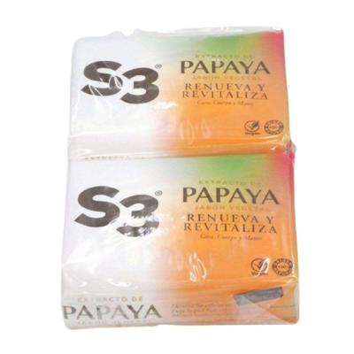 Blok Zeep S3 125 g Papaya 2 Stuks