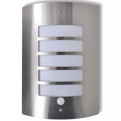 VidaXL Sierlijke rvs wandlamp met bewegingssensor