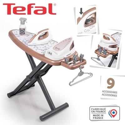 Smoby Strijkcentrale Met Strijkplank Tefal 10 Delig - thumbnail