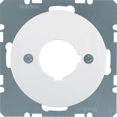 Berker centraalplaat meld of regeltoestel R1-R3 wit 14322089