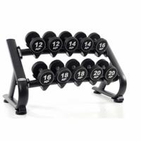 Muscle Power Dumbbellrek voor 5 sets dumbbells deluxe - thumbnail
