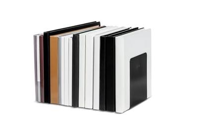 MAUL boekensteun metaal 14X12x14cm set 2 zwart - thumbnail