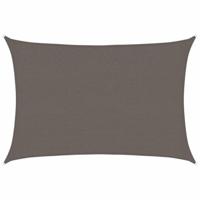 VidaXL Zonnezeil 160 g/m² 2,5x3,5 m hdpe antracietkleurig - thumbnail