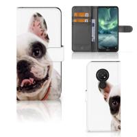 Nokia 7.2 | Nokia 6.2 | Telefoonhoesje | Met pasjeshouder | Franse Bulldog - thumbnail